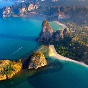 Railay peninsula from the air, Krabi